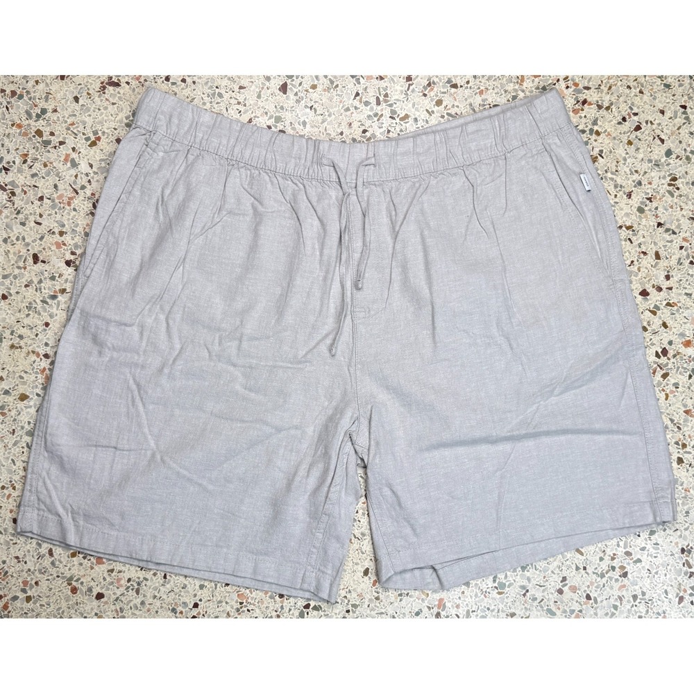 Onia Men's Beige Drawstring Waist Slash Pockets Casual Shorts Size XXL